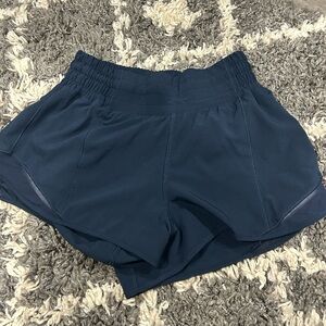 Women's Navy Lululemon shorts
